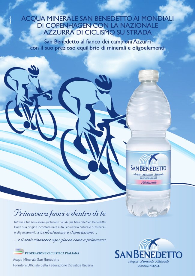 Adv Naturale San Benedetto Ciclismo Federazione Italiana Ciclismo Sponsor Acqua